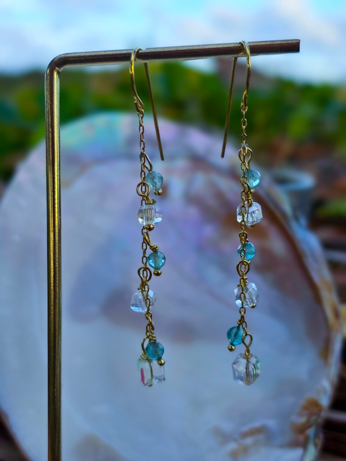 Brincos Luz em Movimento