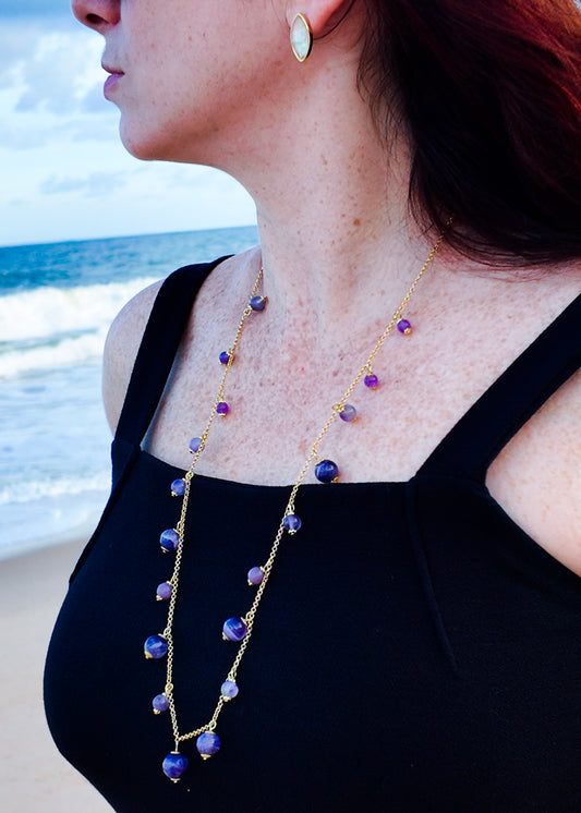 Colar Longo Égi Harmónia — Harmonia Celeste