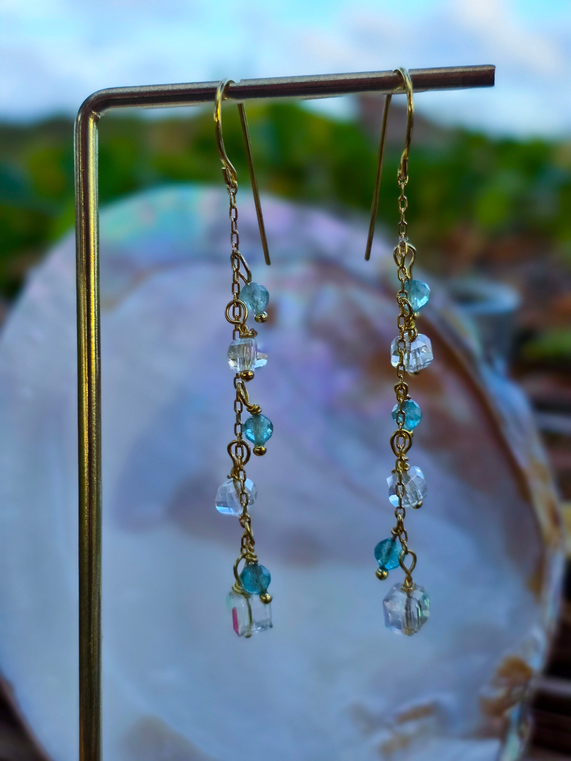 Brincos Luz em Movimento