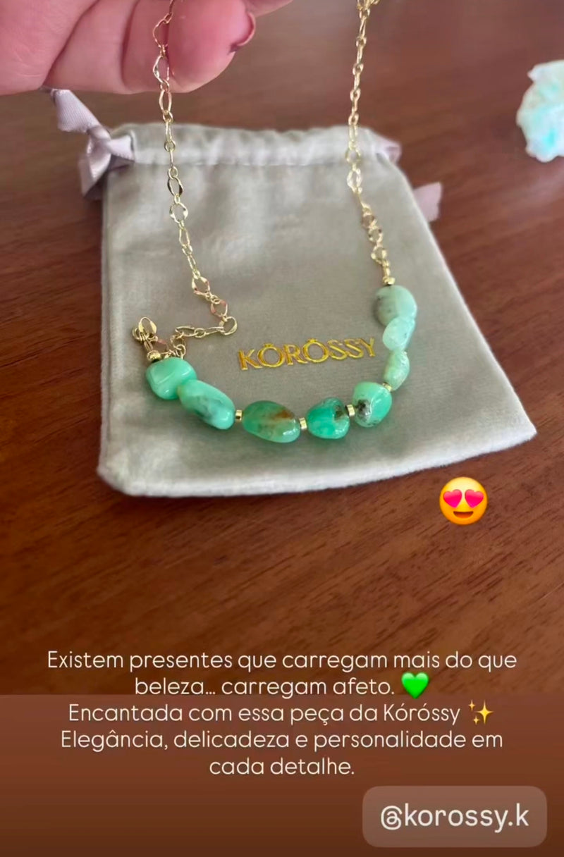 Luanda - Cliente e que também foi presenteada pelo filho no dia das mães com uma joia Körössy