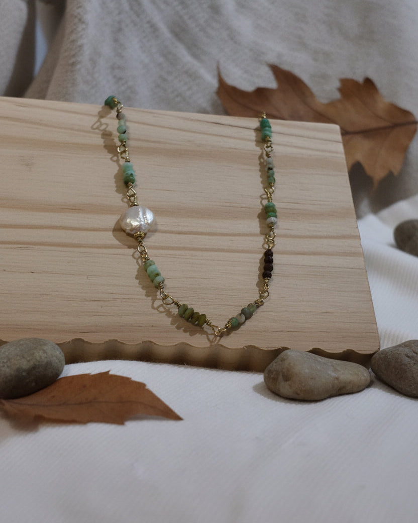 Colar Liget Mozaik — Mosaico do Bosque