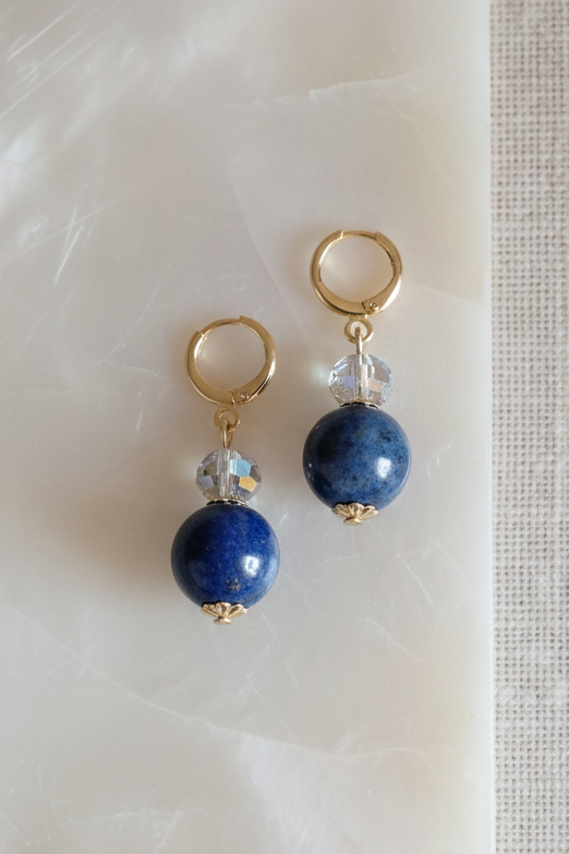 Brincos Csend Kék — Silêncio Azul
